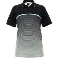 Oakley Men's Golf Polo Shirt Ellipse Stripe T-Shirt in Black | Size: Small