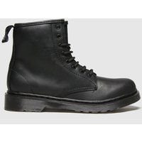 Dr. Martens Black 1460 Serena Mono Junior Boots