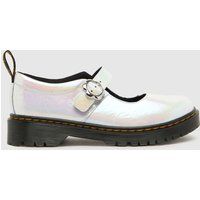 Dr Martens white mary jane bex Girls Junior Shoes
