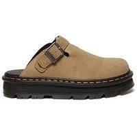 Dr. Martens Womens Zebzag Suede Casual Slingback Platform Mule - Tan - Size 3