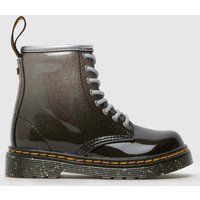 Dr. Martens Black & Silver 1460 Glitter Girls Toddler Boots