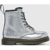 Dr Martens silver 1460 serena Girls Toddler boots