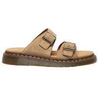 Dr. Martens Unisex-Adult Josef Slide Sandal, Savannah Tan, 10 Women/9 Men
