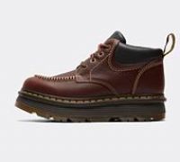 Dr. Martens Zebzag 4-Eye Lace Up Boot - Brown - Size 10