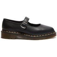 Dr. Martens Womens Shoes Elphie MJ Casual Buckle Mary Jane Leather