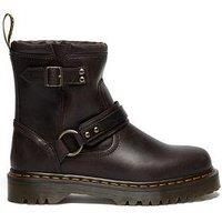 Dr Martens Anistone Hrns Ankle Boot Crazy Horse - Dark Brown