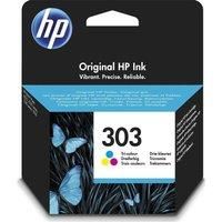 HP T6N01AE 303 Original Ink Cartridge, Tri-color, Single Pack