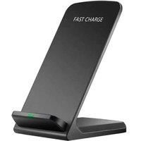 15W Wireless Fast Charging Phone Stand - Black Or White