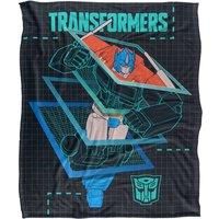 Transformers Blanket, 152 x 127 cm Schematic Break Optimus Prime Silky Touch Super Soft Throw Blanket