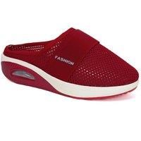 Air Cushion Slip On Trainers - 8 Colours & Uk Sizes 3-11 - Black
