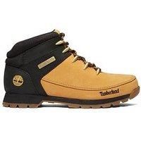 Timberland Men/'s Euro Sprint Hiker Chukka Boots, Wheat Nubuck w/Black, 10 UK 44.5 EU