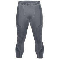 Under Armour Mesh Panel Mens Grey Cropped Leggings
