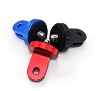Aluminum Tripod Mount Adapter Screw Mount Compatible with GoPro Hero 9, 8, 7, 6, 5, 4, Session, 3+, 3, 2, 1, Fusion, DJI Osmo Action, Sjcam, Xiaoyi Cameras with/Camera Screw (1/4-Inch 20) (3 Pack),