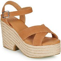 Superdry  HIGH ESPADRILLE SANDAL  women's Sandals in Brown