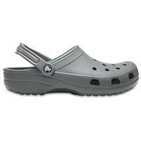 Crocs Classic Unisex Adults T-Bar Pumps, Grey (Slate Grey), 3 UK