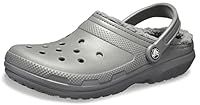 Crocs Unisex Classic Lined Clog,Slate Grey Smoke,6 UK Men/ 7 UK Women