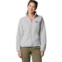Columbia Women's Benton Springs Classic Fit Full Zip Soft Fleece Jacket, Cirrus Grey Heather, S