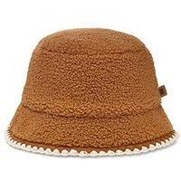 Ugg Fluff Scalloped Hat - Chestnut