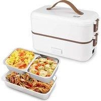Double-Layer Portable Stainless Steel Electric Lunch Box!