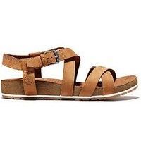 Timberland Malibu Waves Ankle, womens Malibu Waves Ankle Sandals, Brown Rust Nubuck, 8 UK (41.5 EU)