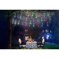 YUNLIGHTS Solar String Lights Outdoor, 21.3 Feet 30 LED Waterproof Raindrop Solar Powered Fairy String Lights for Garden Yard Home Patio Wedding Party Holiday Decoration (Warm White)