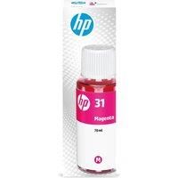 HP 1VU27AE 31 70 ml Original Ink Bottle, Magenta, Single Pack, Standard