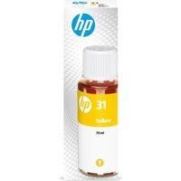 HP 1VU28AE 31 70 ml Original Ink Bottle, Yellow, Single Pack