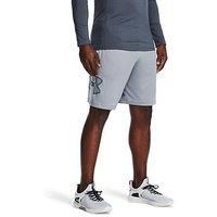 Under Armour Tech Graphic Short, Running Shorts Made of Breathable Material, Workout Shorts with Ultra-light Design Men, Steel / Black, XL