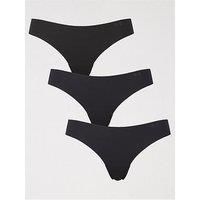 Under Armour Womens PS Thong 3Pack, Essential Underwear Set, Comfortable Thong in a Set of 3