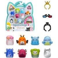 Squish-a-longs 8 Pack (STYLE 2- W2) - (8) 1” Mini-Squish with (2) Accessories, (1) Ring, and a Collector’s Guide - Collect, Trade, & Play