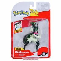 Pokémon Meowscarada Battle Feature Figure - 4.5-Inch Meowscarada Battle Ready Figure with Slash attack
