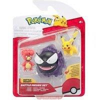 Pokemon Pkw - Battle Figure Set (3Pk: Magby, Pikachu #1 & Gastly) W23