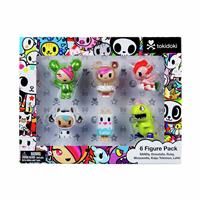 tokidoki 2” 6 Figure Pack - Donutella, SANDy, Kaiju Tokimon, Latte, Mozzarella, & Ruby - Ages 5+ - Officially Licensed Product from Jazwares