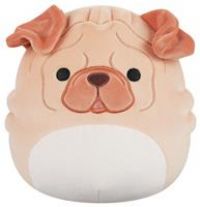Squishmallows Original 7.5-Inch Morton the Brown Shar Pei
