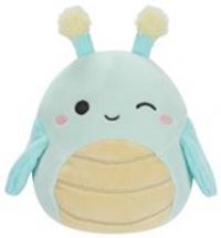 Squishmallows Original 7.5-Inch Giles the Winking Blue Grasshopper