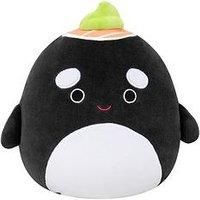 Squishmallows Original 7.5-Inch Kai the Black Sushi Orca Whale | Collectable Cute Plush Toy, Cuddly Toys for Children, Soft Toys, Cute Teddies Suitable for Girls and Boys Ages 3
