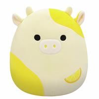 Squishmallows SQCR08596 - Dagmar die Zitronenkuh 30 cm, offizielles Jazwares Plüsch, superweiches Kuscheltier