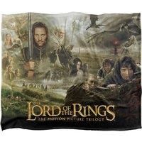LORD OF THE RINGS The Blanket, 152 x 127 cm Trilogy Poster Silky Touch Super Soft Throw Blanket