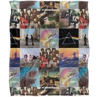 Pink Floyd Album Covers Grid Pattern Soft Throw Blanket 152 X 127 cm