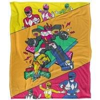 Power Rangers Blanket, 152 x 127 cm Saved by The Megazord Silky Touch Super Soft Throw Blanket