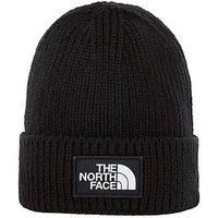 THE NORTH FACE Logo Box Beanie Hat TNF Black One Size
