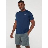 Under Armour Men's UA Tech 2.0 Short Sleeve T-Shirt, Blue (Academy/Graphite (408)), Small