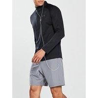 Under Armour Men's Tech 2.0 1/2 Zip Versatile Warm Up Top for Men, Light and Breathable Zip Up Top for Working Out, Black, Large
