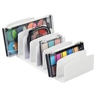 mDesign Makeup Organiser - Makeup Storage Unit for Cosmetics 9-Slot