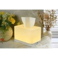 Modern Night Light Tissue Box With Adjustable Led And Eco-Friendly Design