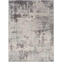 Livabliss Barika Abstract Rug - Area Rugs Living Room 160x220 cm, Dining Room, Lounge, Kitchen, Bedroom - Modern Marble Large Rug, Soft Luxurious Easy Care Medium Pile, Grey and Ivory