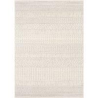 Livabliss Honolulu Geometric Rug - Scandi Area Rugs Living Room 150x213 cm, Dining, Kitchen - Neutral, Abstract Patterned Rugs, Boho Style, Easy Care Pile - Large Rug, Ivory and Grey