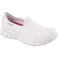 Skechers Women/'s Sure Track Health Care Professional Shoe, White, 2 UK Medium