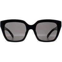 New Celine CL40198F 01A Shiny Black/Smoke 56-21-145 Sunglasses
