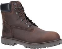 Timberland Pro Iconic Brown Boots Safety Premium Full Grain Leather S3
